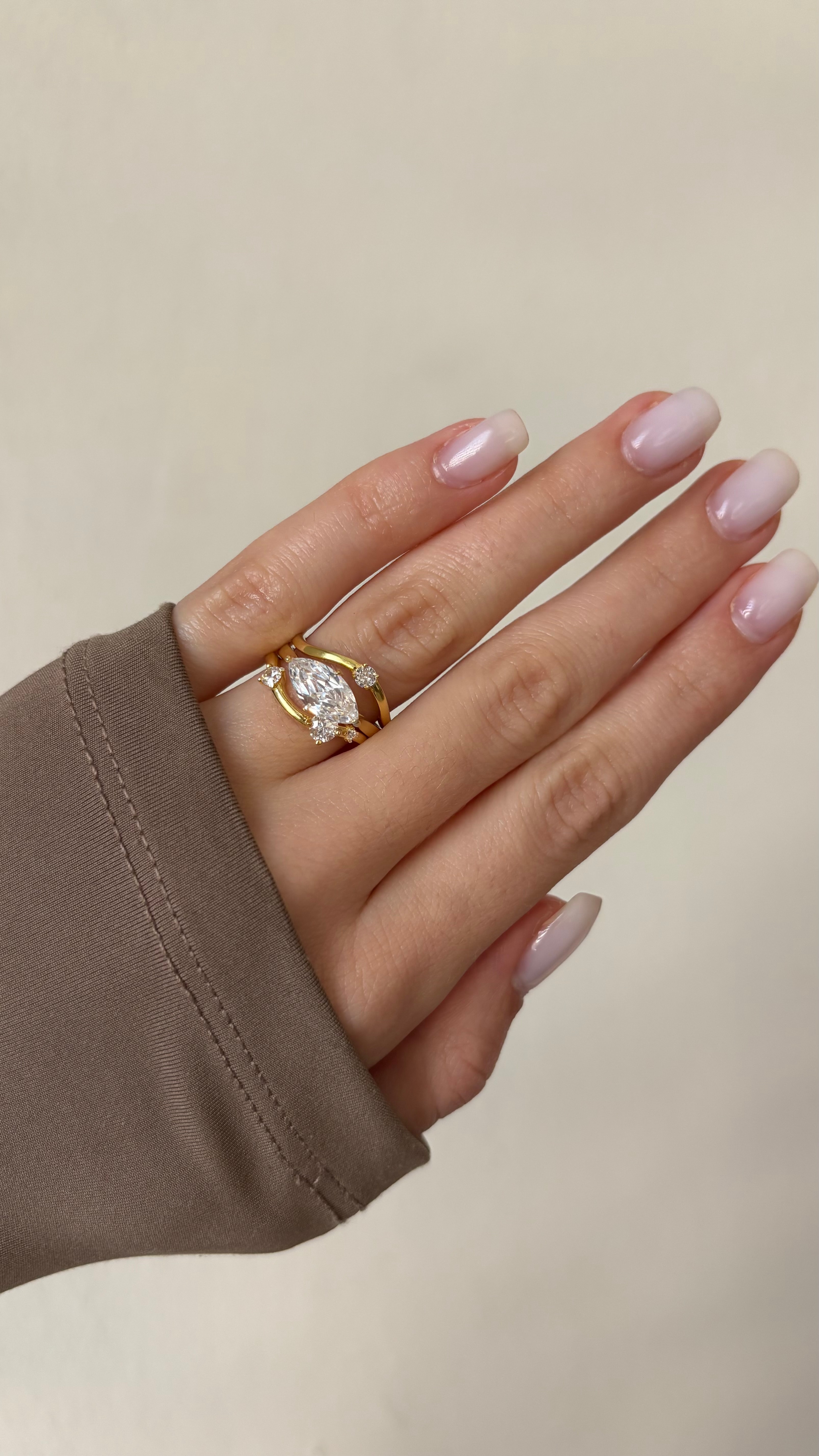 925 | Taşlı Üç Set Yüzük