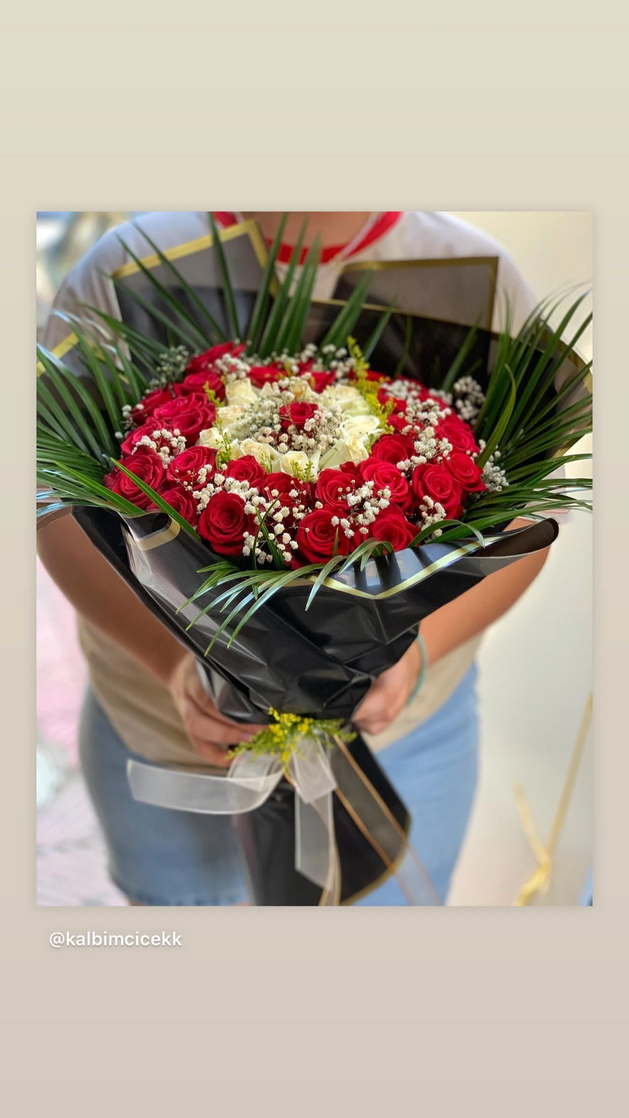 41 Li Canlı Kırmızı Gül Kız İsteme Buketi