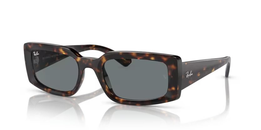 Ray-Ban 4395 Kadın Güneş Gözlüğü - Leoparlı Siyah