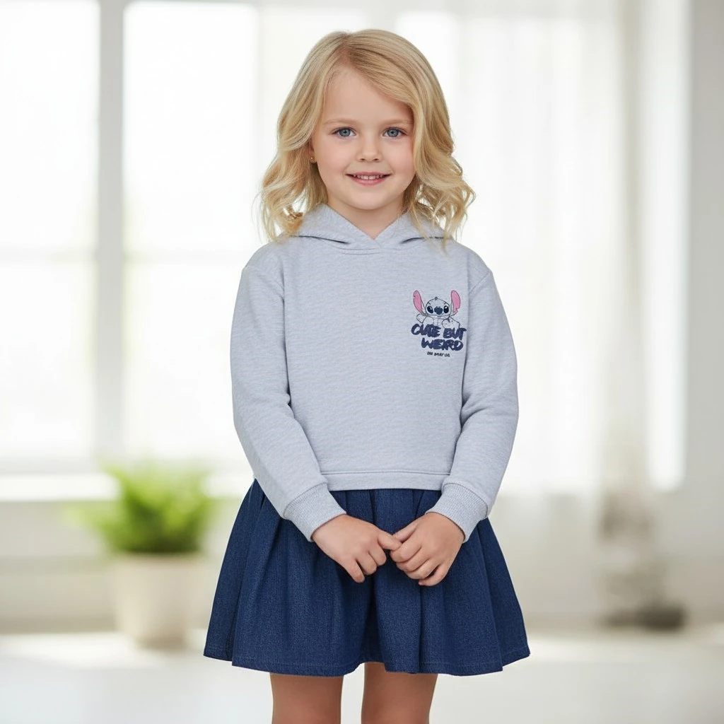 Stitch Kız Çocuk Elbise