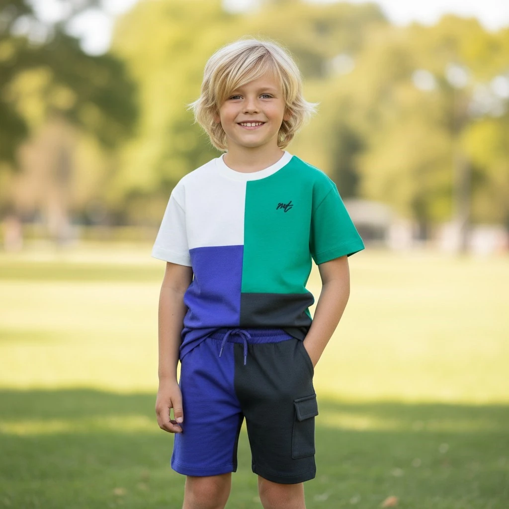 Erkek Çocuk Şortlu Takım