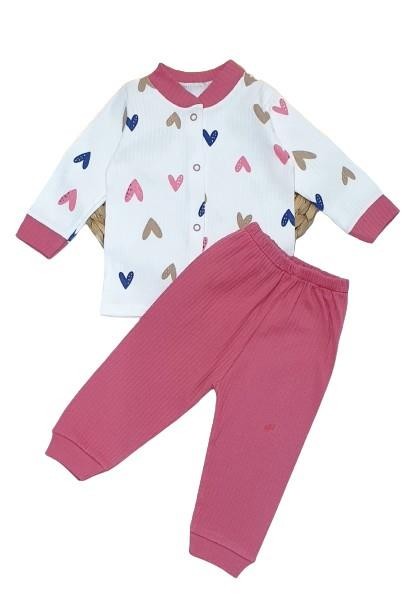 Kalpli Kız Bebek Pijama Takım