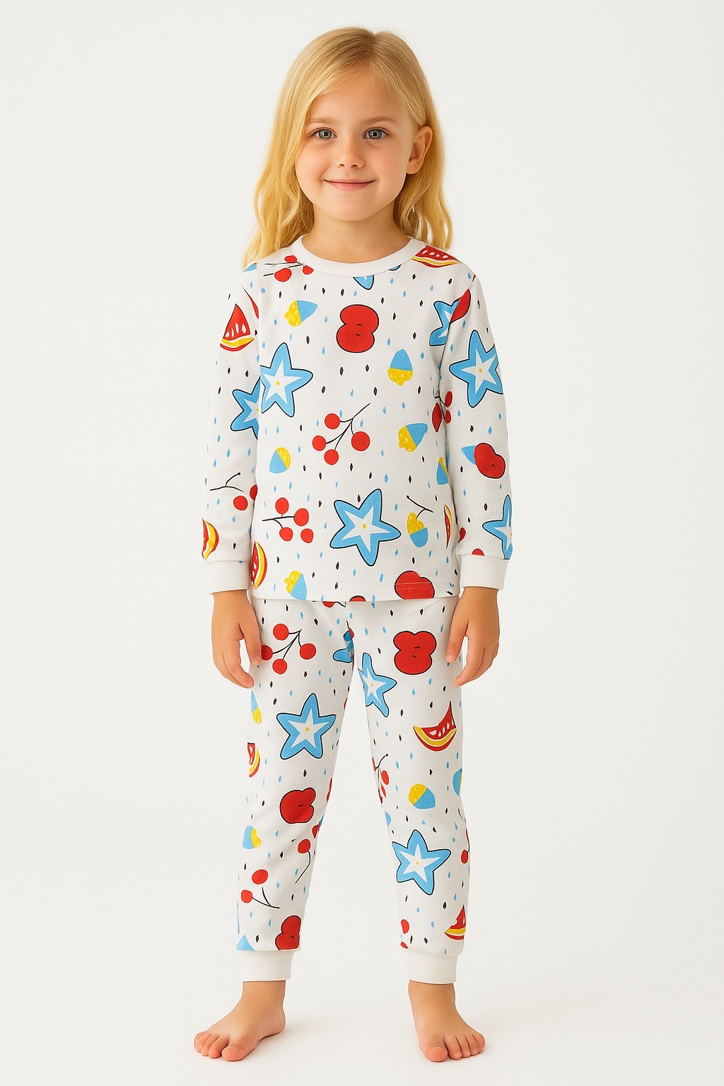 Deniz Yıldızı Kız Çocuk Pijama Takım