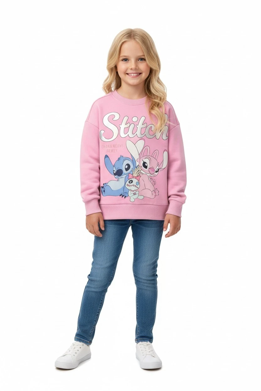 Stitch Kız Çocuk Sweatshirt