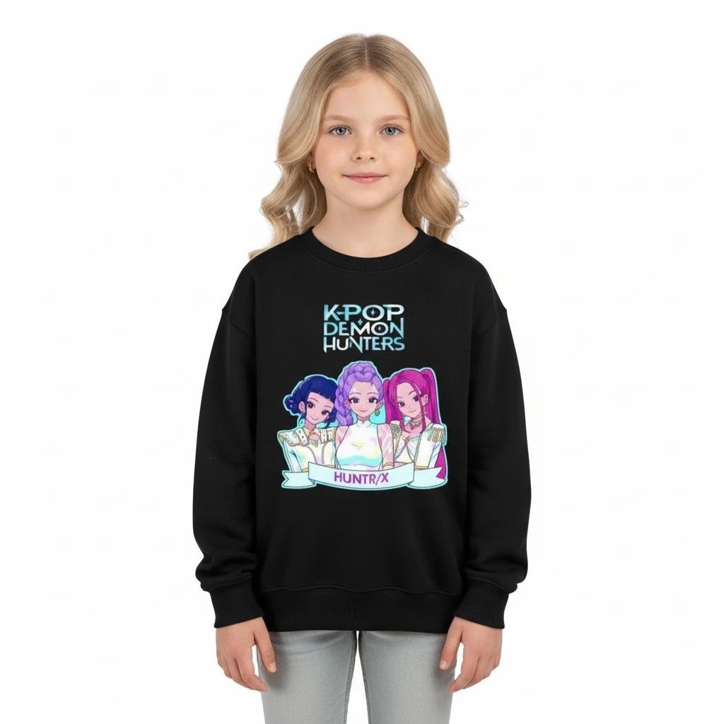 KPop Kız Çocuk Sweatshirt