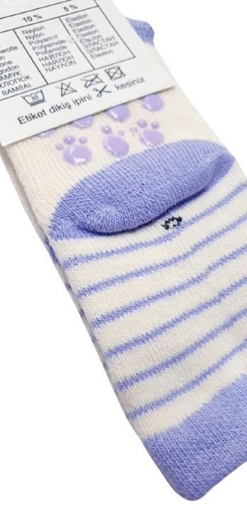 Dad Kız Bebek Altı Kaymaz Havlu Çorap