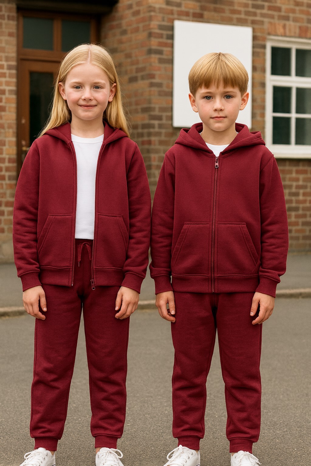 Fermuarlı Kapüşonlu Sweatshirt