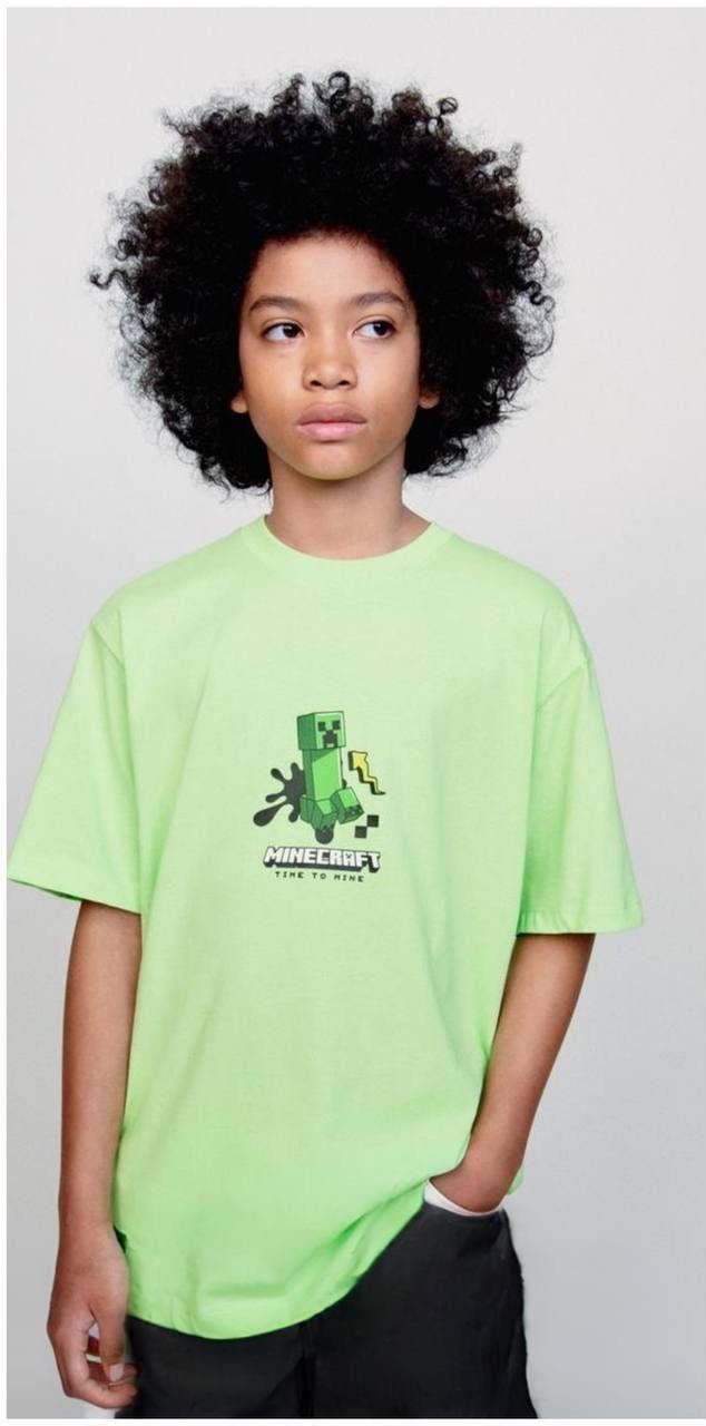 Minecraft Şortlu Erkek Çocuk Takım