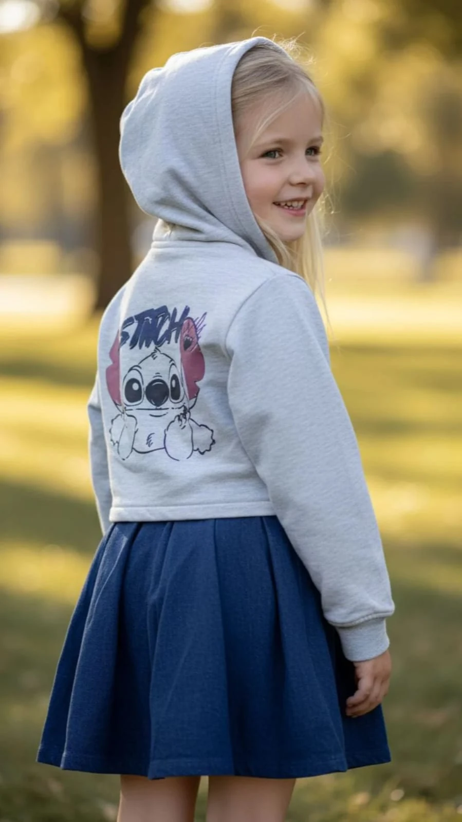 Stitch Kız Çocuk Elbise