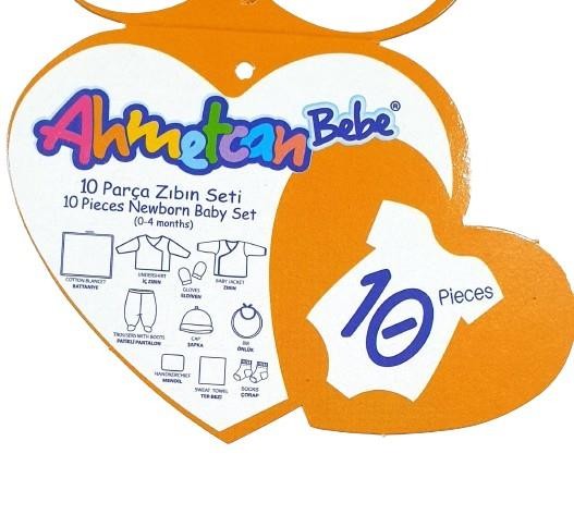 Ayıcıklı Kız Bebek Hastane Çıkışı - 10 Parça