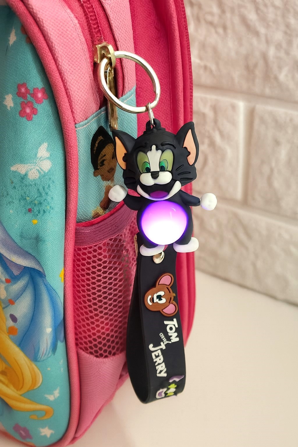 Tom Jerry Işıklı Çocuk Anahtarlık