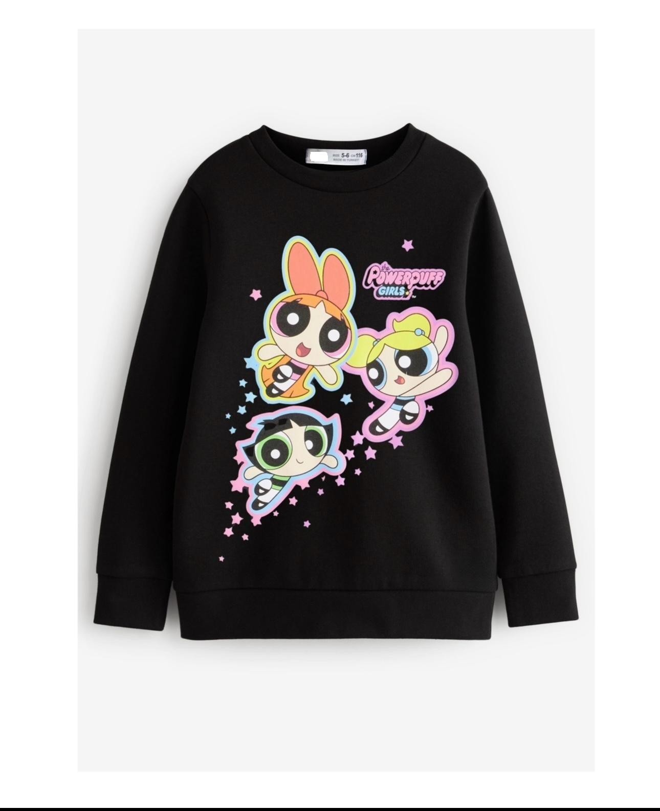 Powerpuff Kız Çocuk Sweatshirt