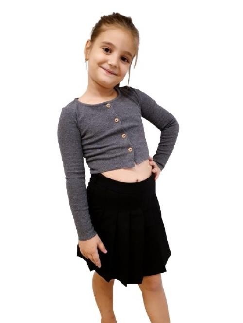Kız Çocuk Crop Hırka