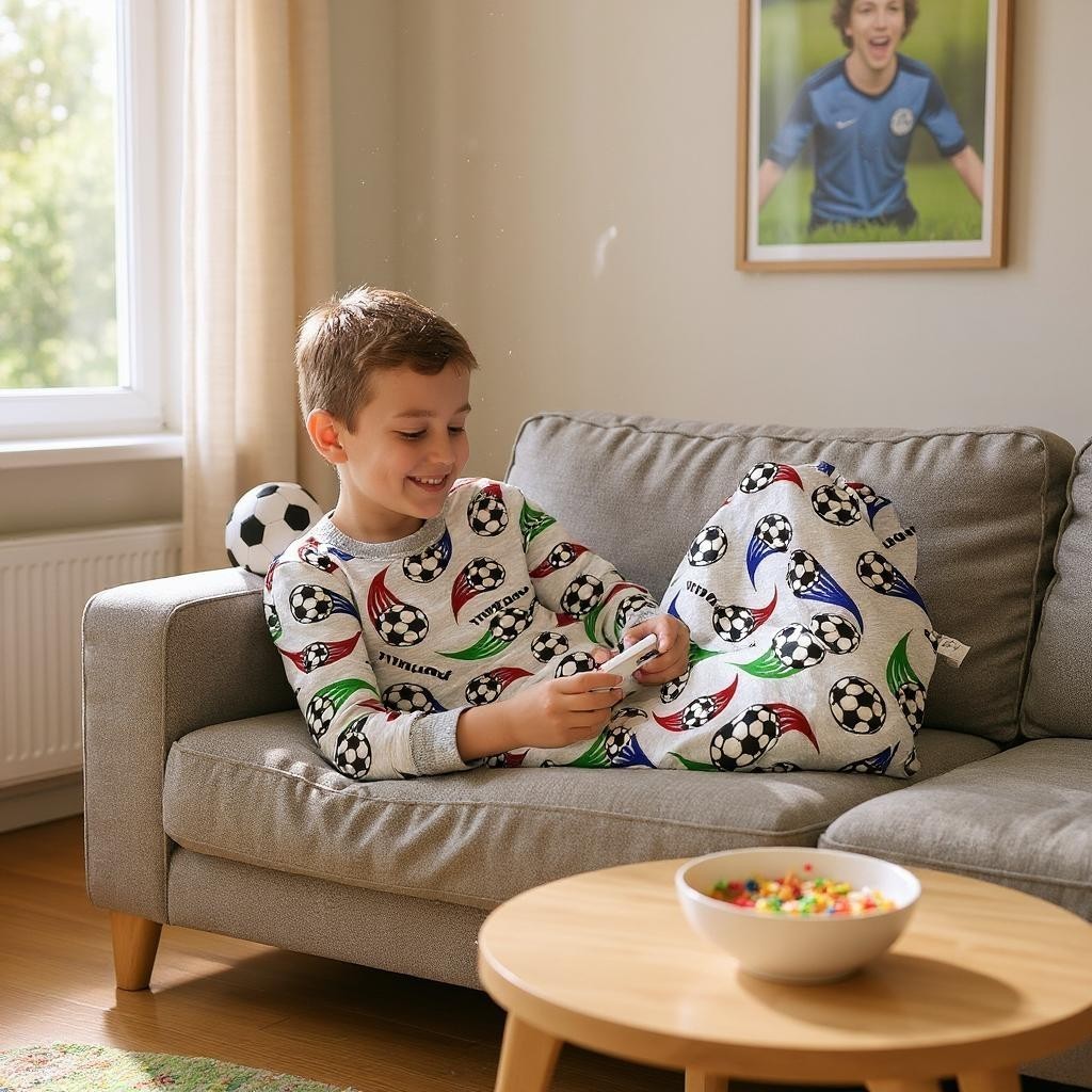 Football Erkek Çocuk Pijama Takım