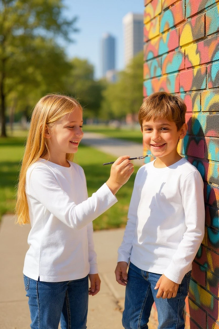 Uzun Çocuk Basic Tişört