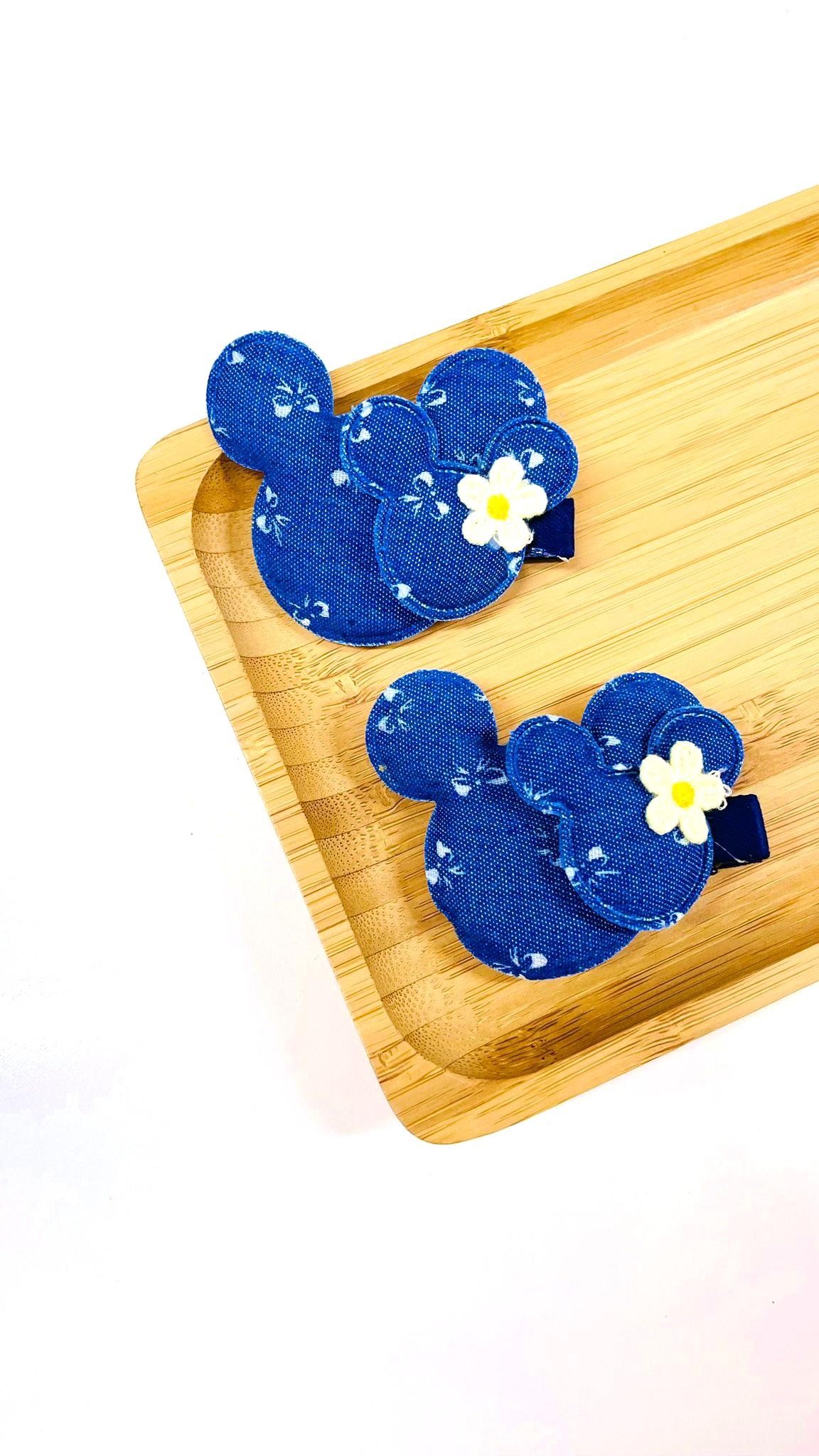 Minnie Kot Desenli Kız Çocuk Toka