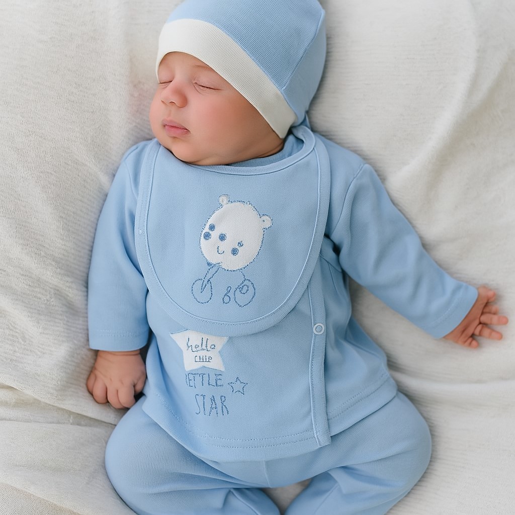 Little Star Erkek Bebek Hastane Çıkışı 10lu Set