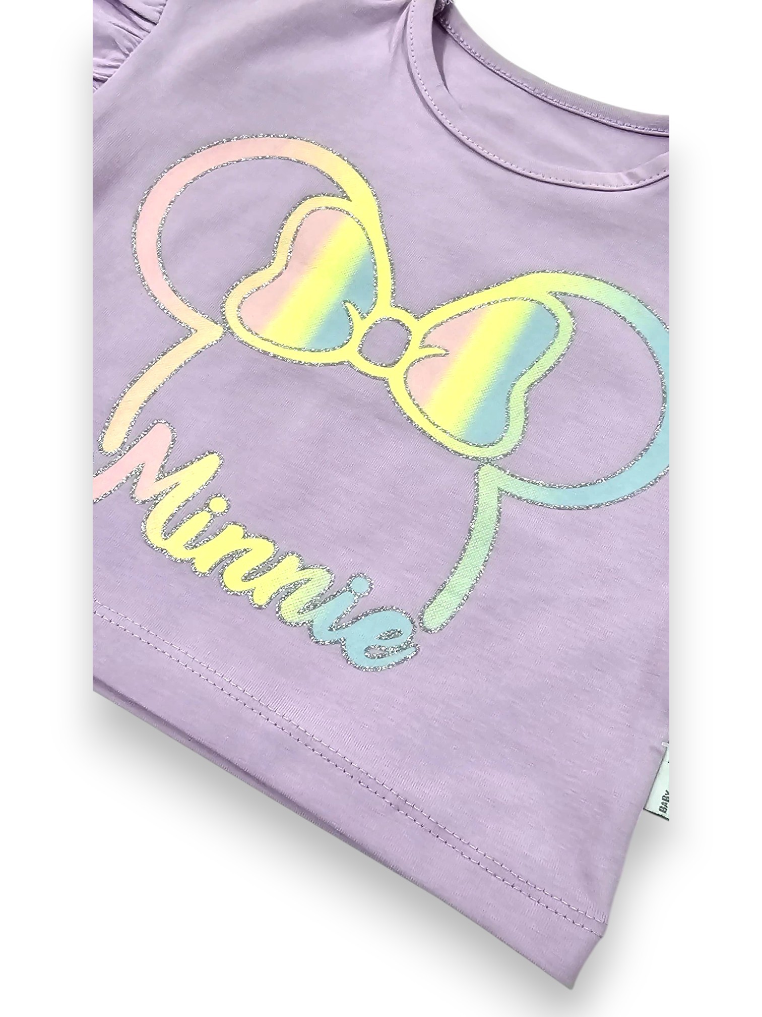 Minnie Kız Bebek Şortlu Takım