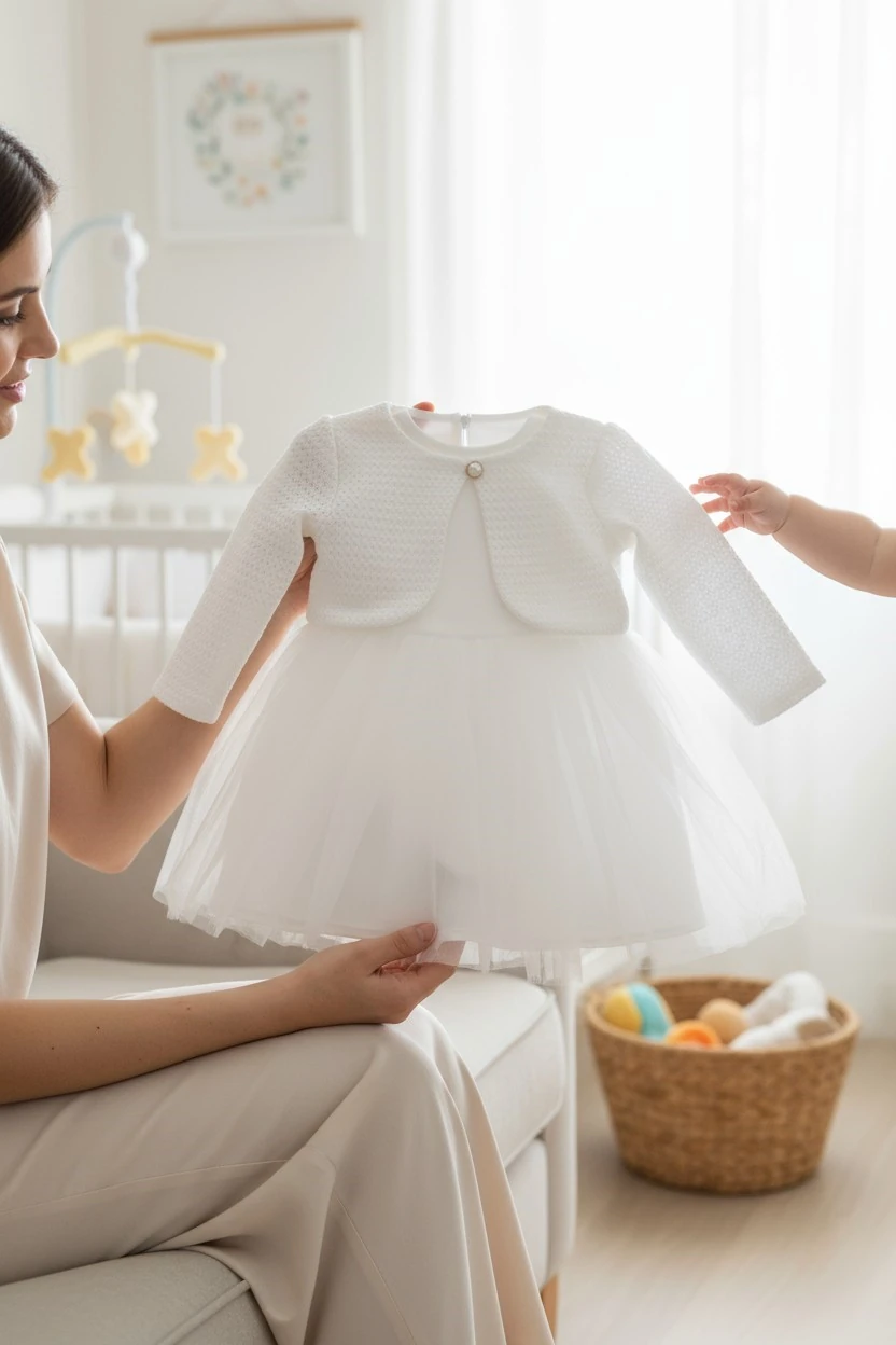 Bolero Hırkalı Kız Çocuk Tüllü Elbise