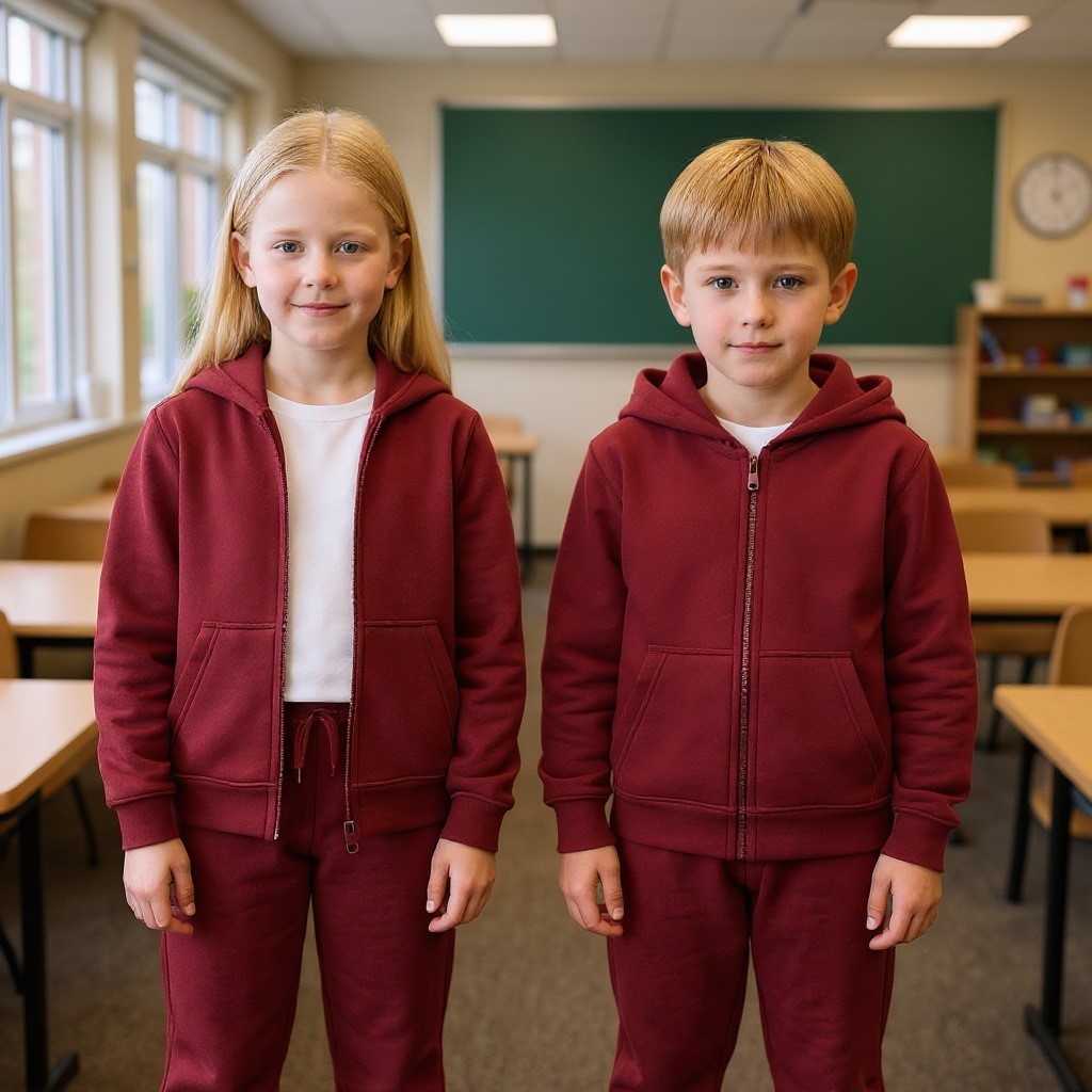 Fermuarlı Kapüşonlu Sweatshirt