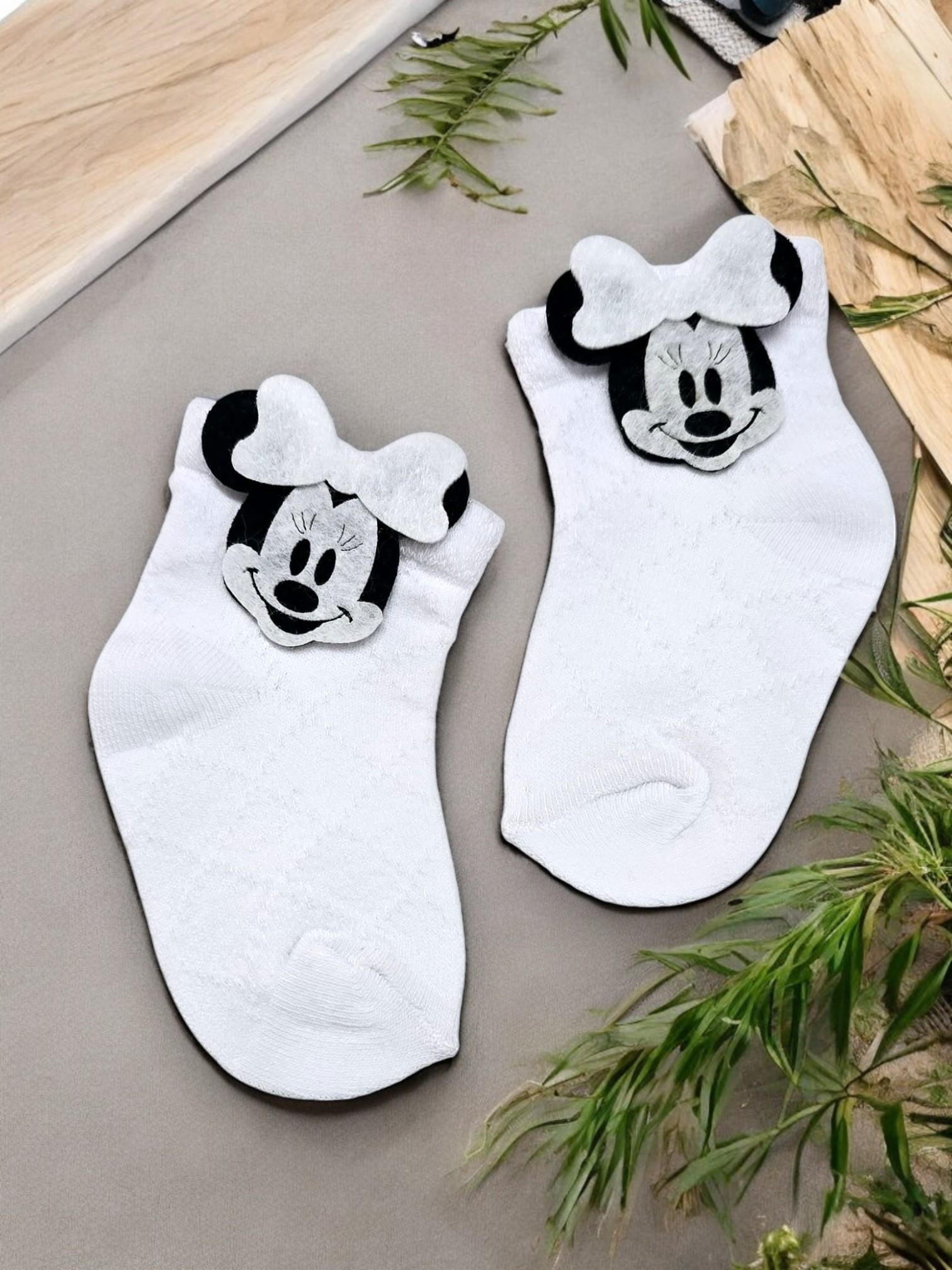 Kız Bebek Pamuklu Çorap Set 3 Çift