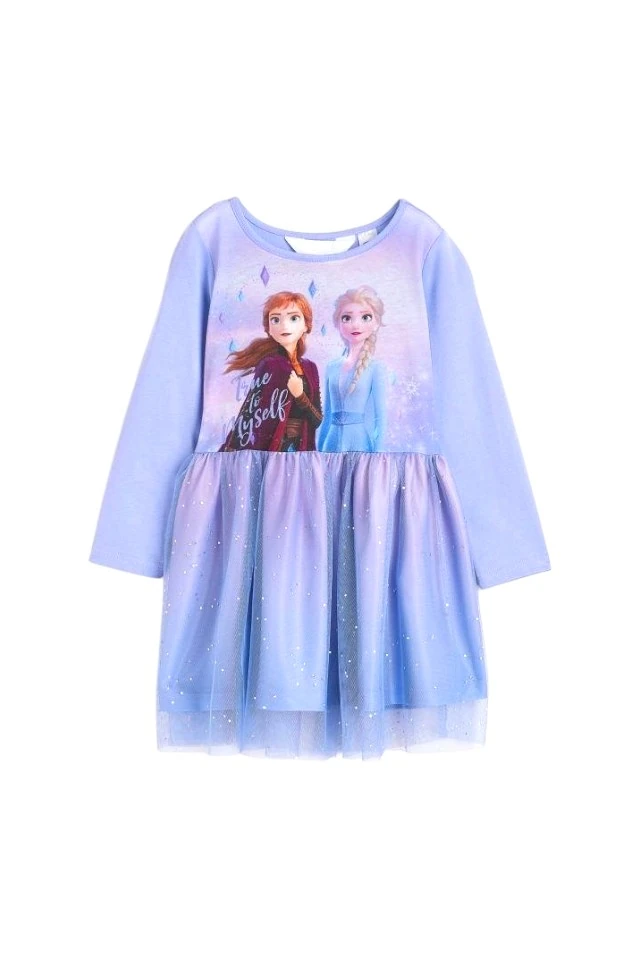 Elsa Kız Çocuk Elbise