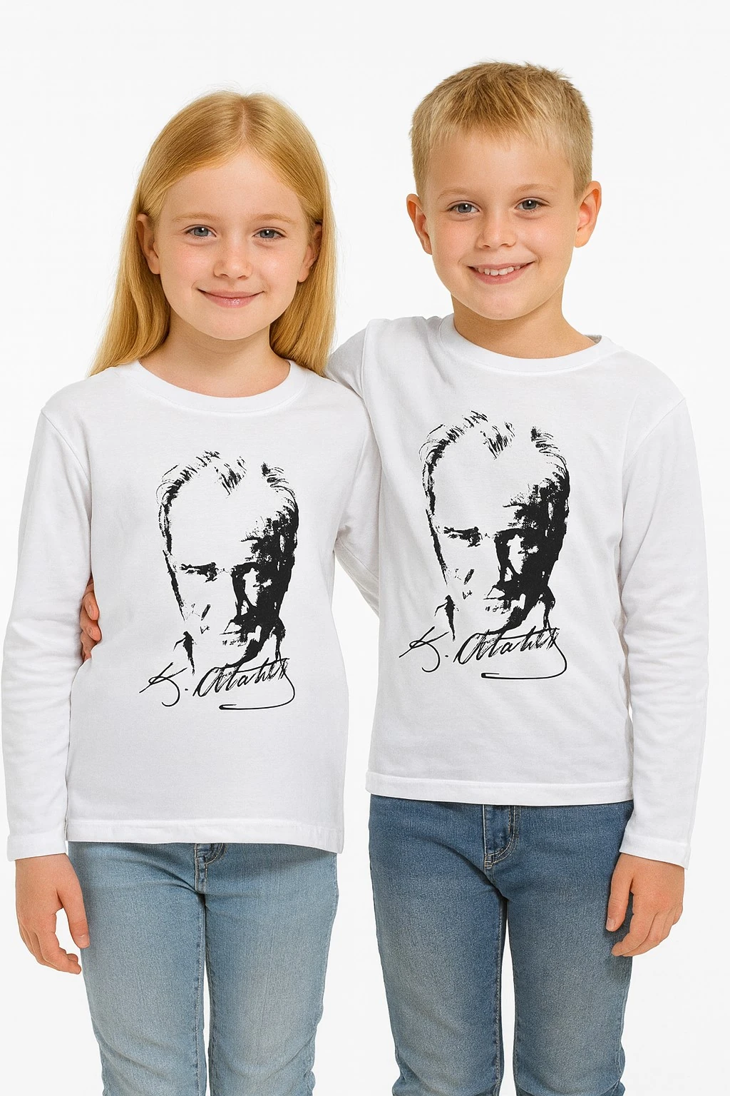 Atatürk Baskılı Uzun Kol Tişört