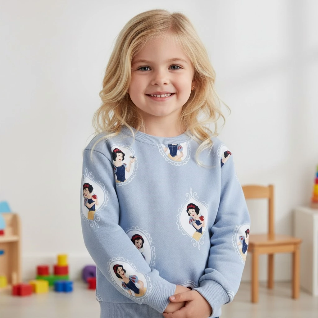 Pamuk Prenses Kız Çocuk Sweatshirt