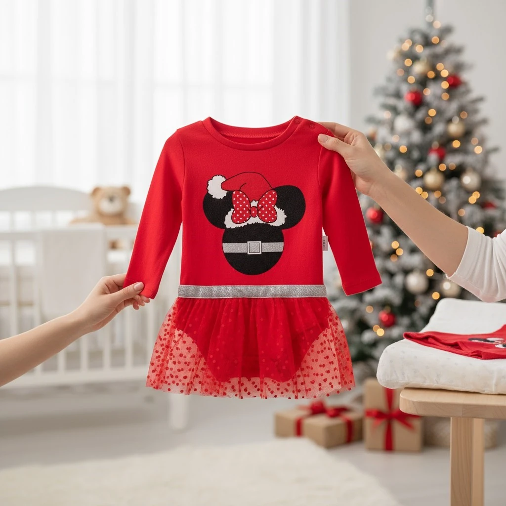 Yeni Yıl Kız Çocuk Kostüm Body