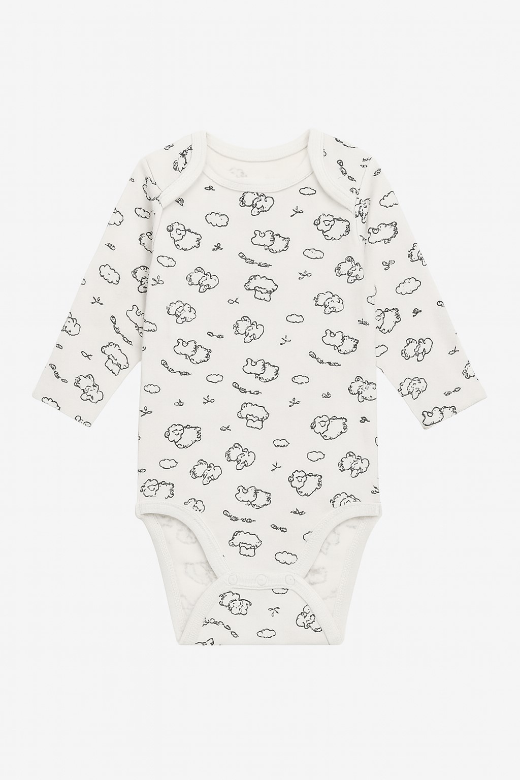 Dreams Kuzulu Uzun Kollu Bebek Çıtçıtlı Body (BabyToo)