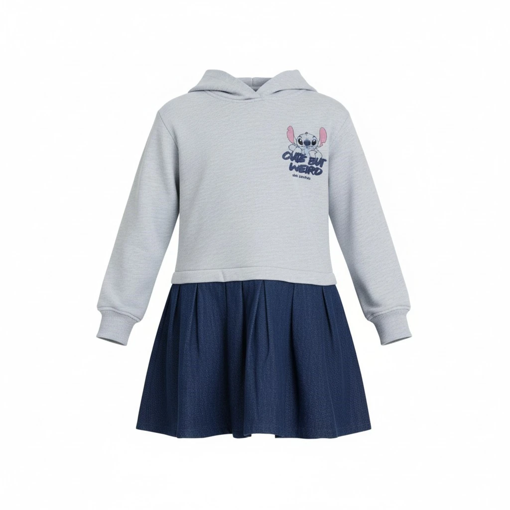 Stitch Kız Çocuk Elbise