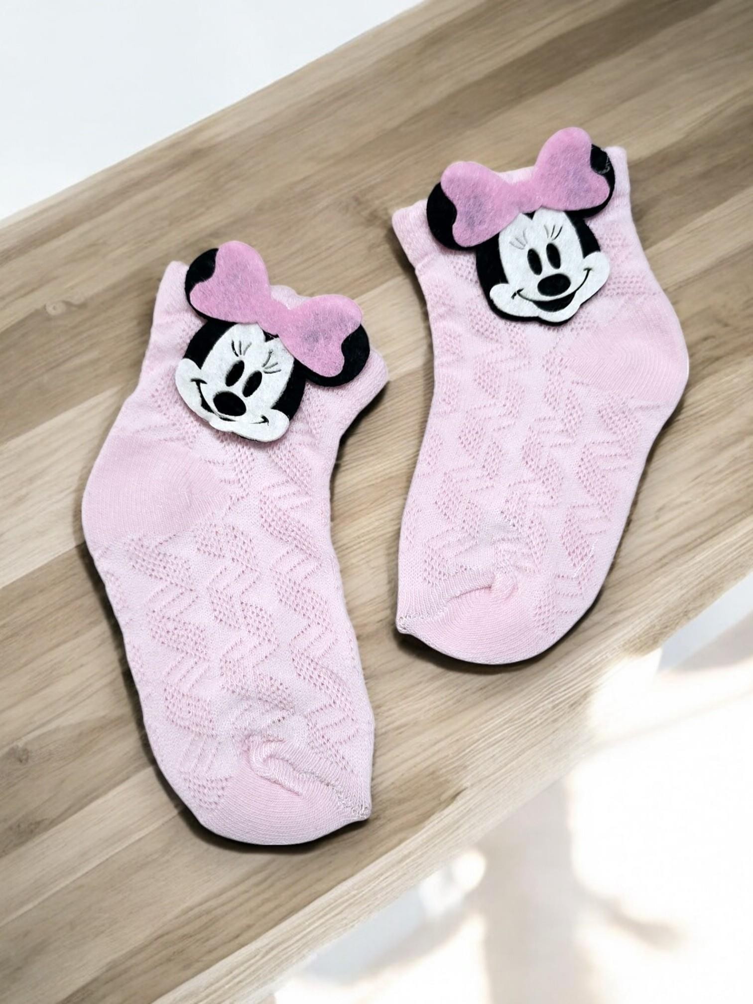 Kız Bebek Pamuklu Çorap Set 3 Çift