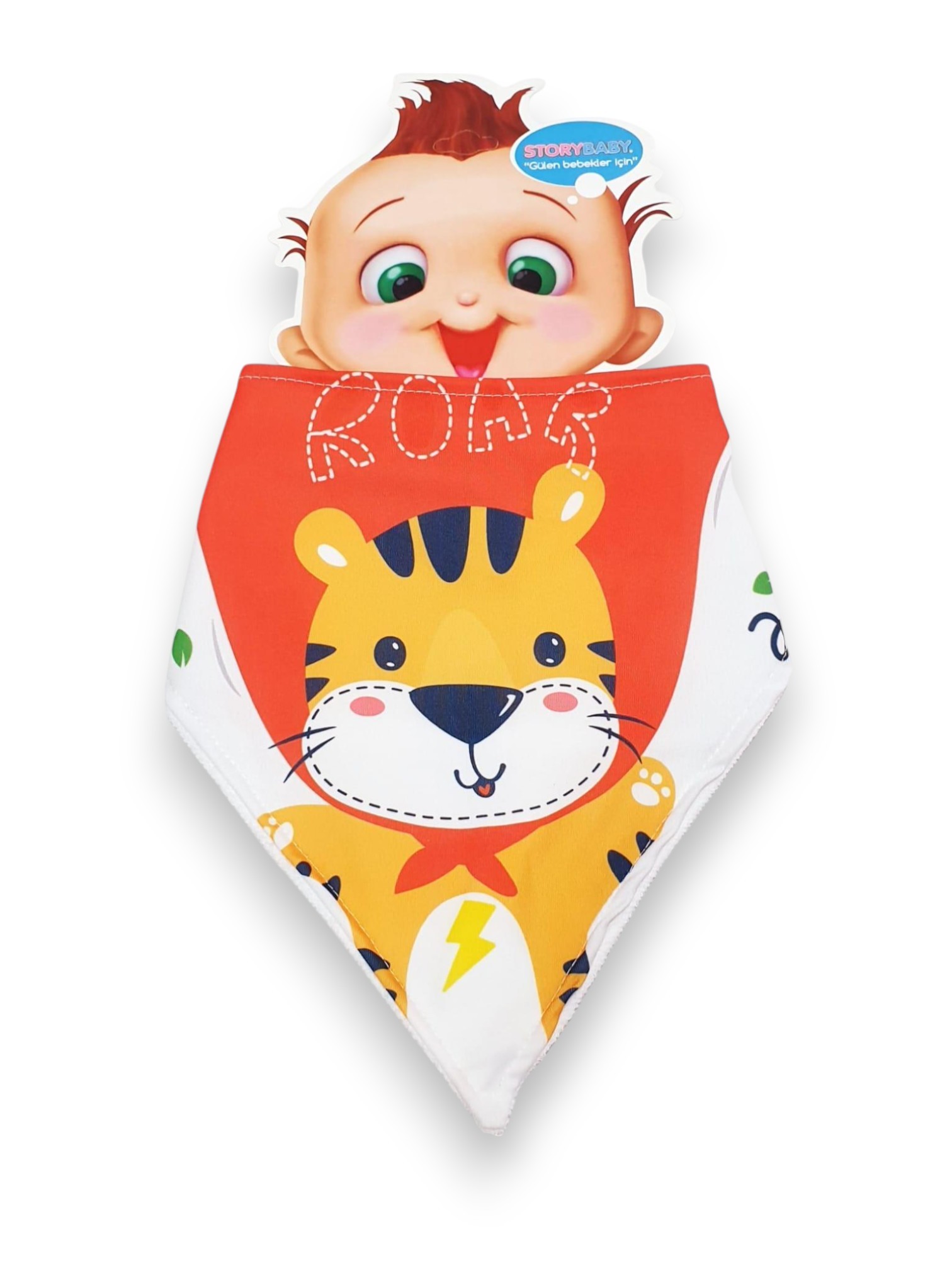 Roar Erkek Bebek Fular Önlük