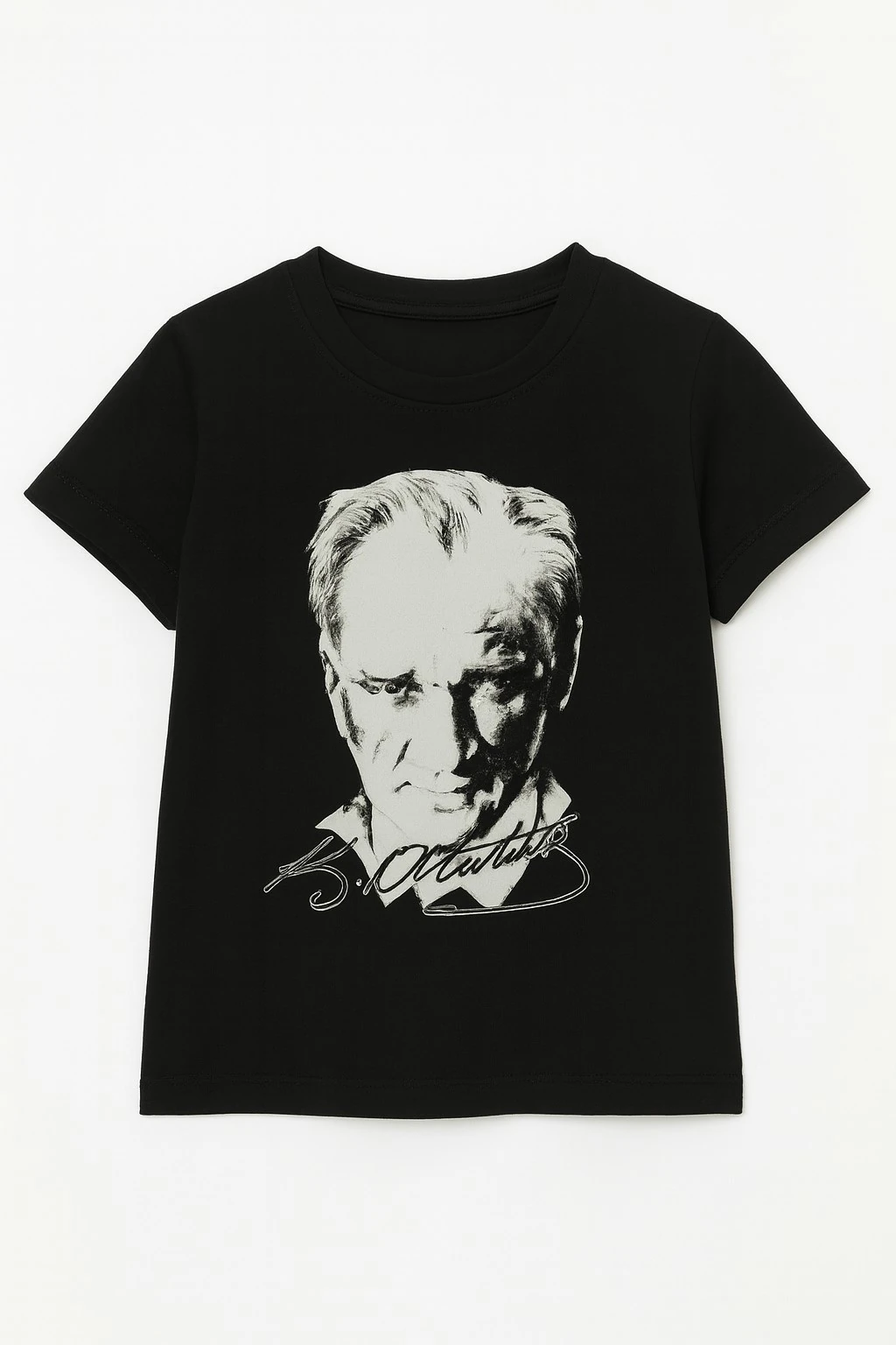 Atatürk Baskılı Kısa Kol Çocuk Tişört