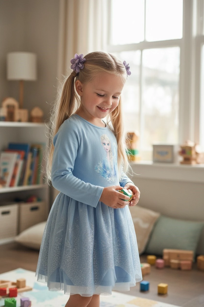 Elsa Çocuk Elbise