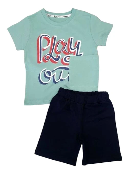 Play Cepli Erkek Çocuk Şortlu Takım