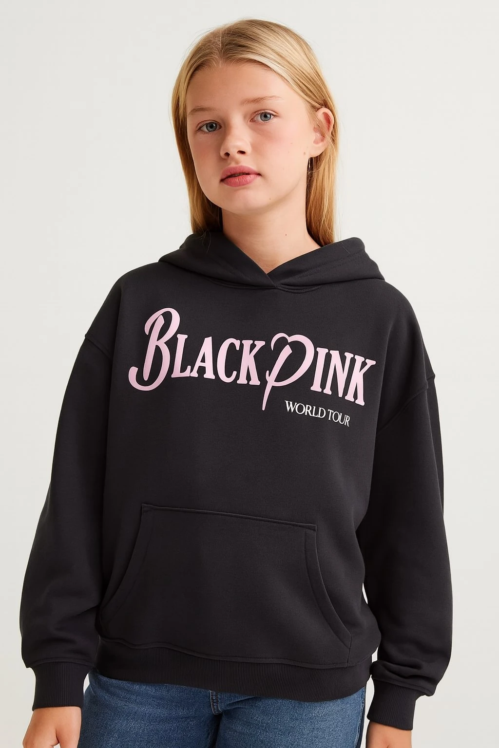 Black Pink Kız Çocuk Sweatshirt