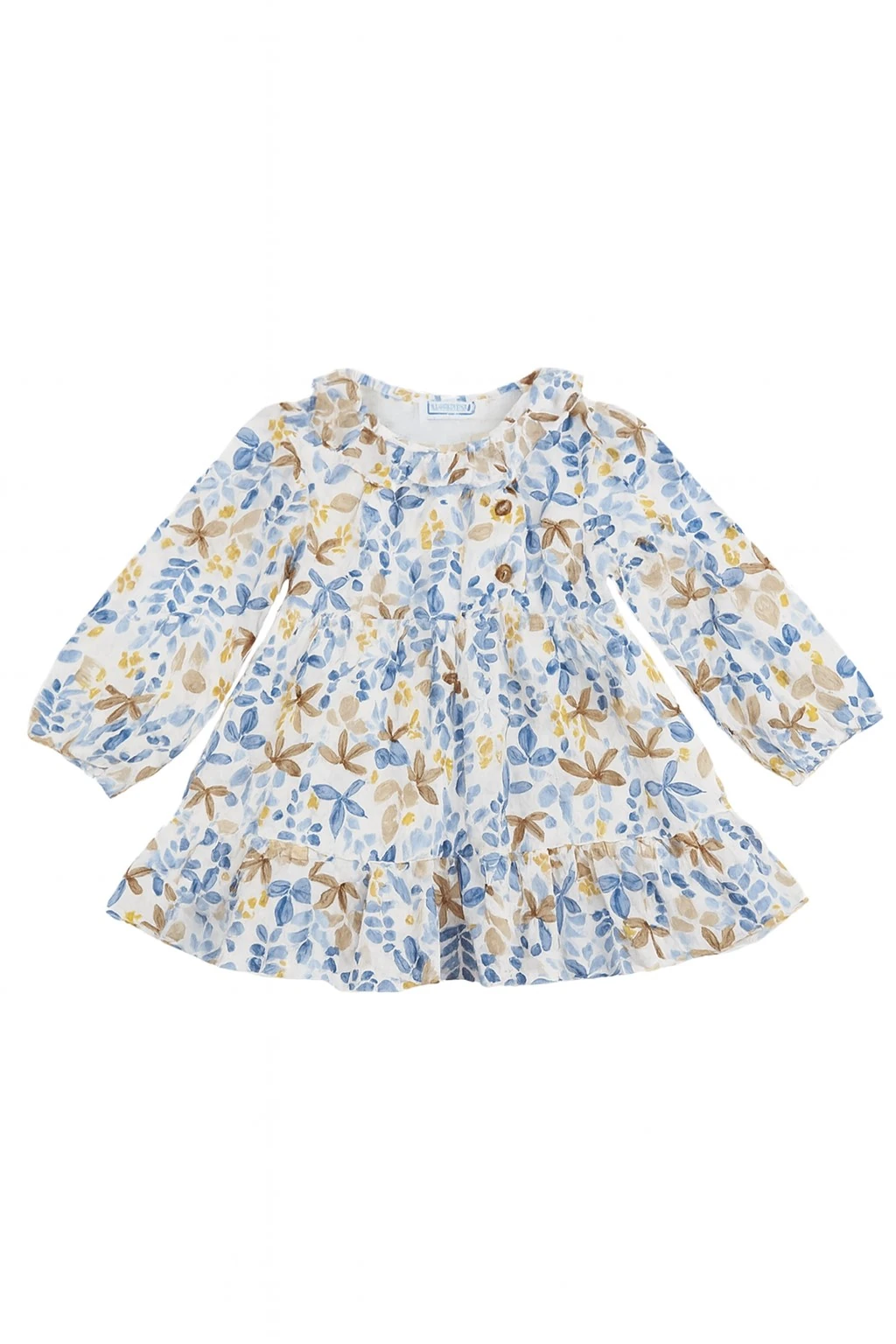 Çiçekli Kız Çocuk Elbise
