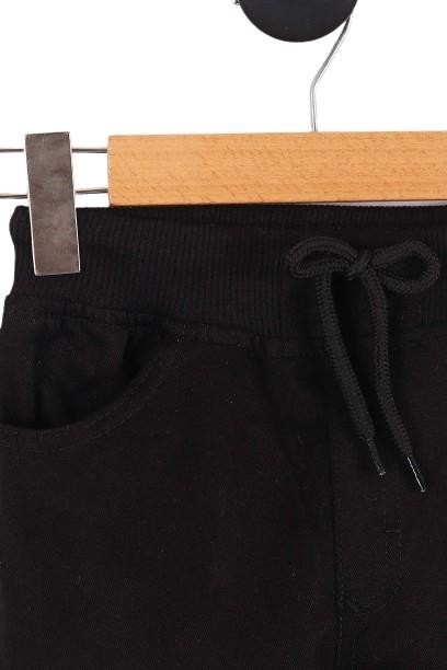 Beli Ribana Lastikli Okul Pantolonu