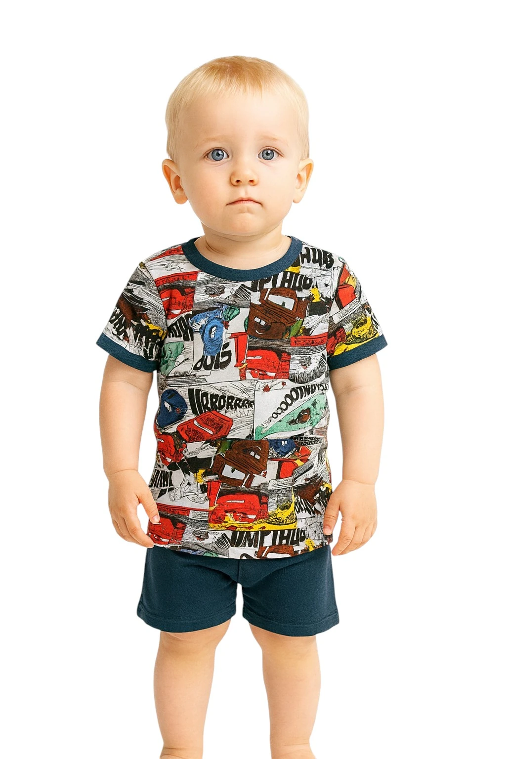 Arabalı Organik Pijama Takımı