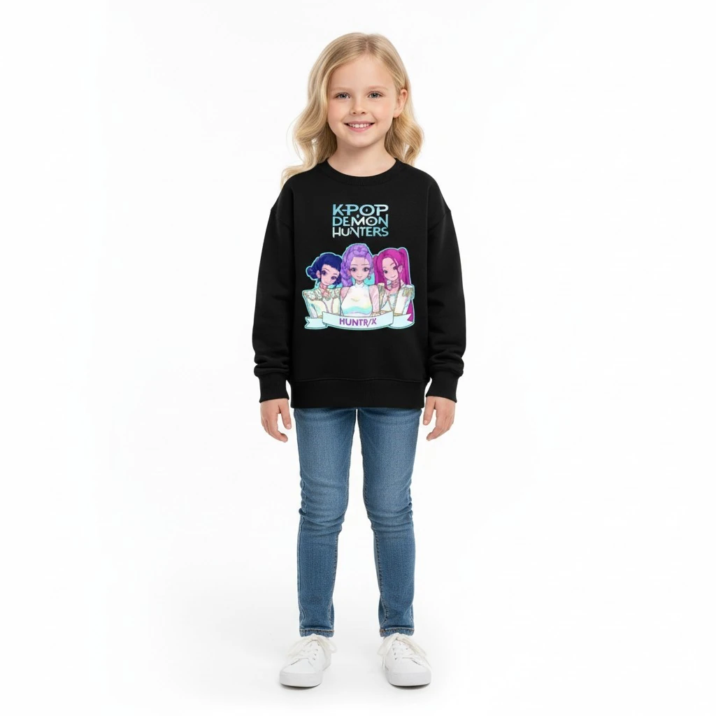 KPop Kız Çocuk Sweatshirt
