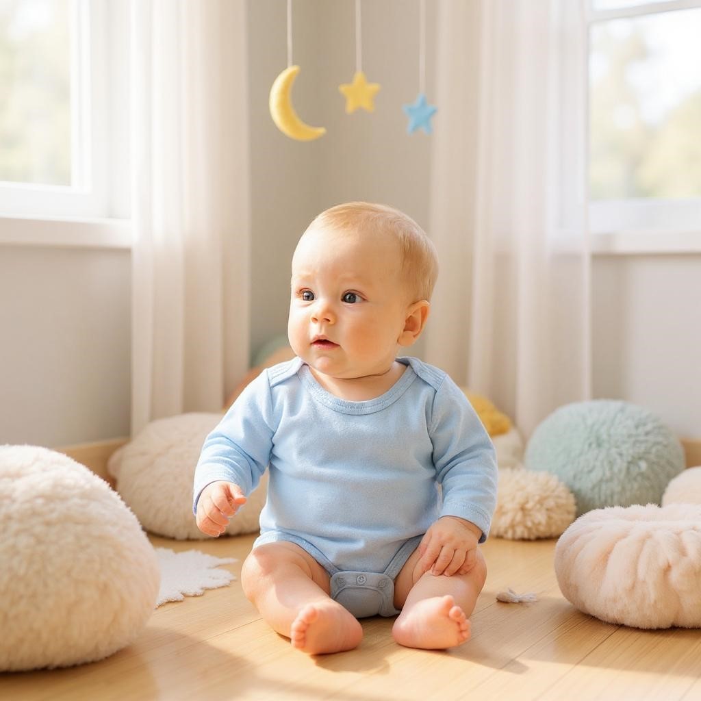 Uzun Kollu Erkek Bebek Çıtçıtlı Body (Bbyrn)