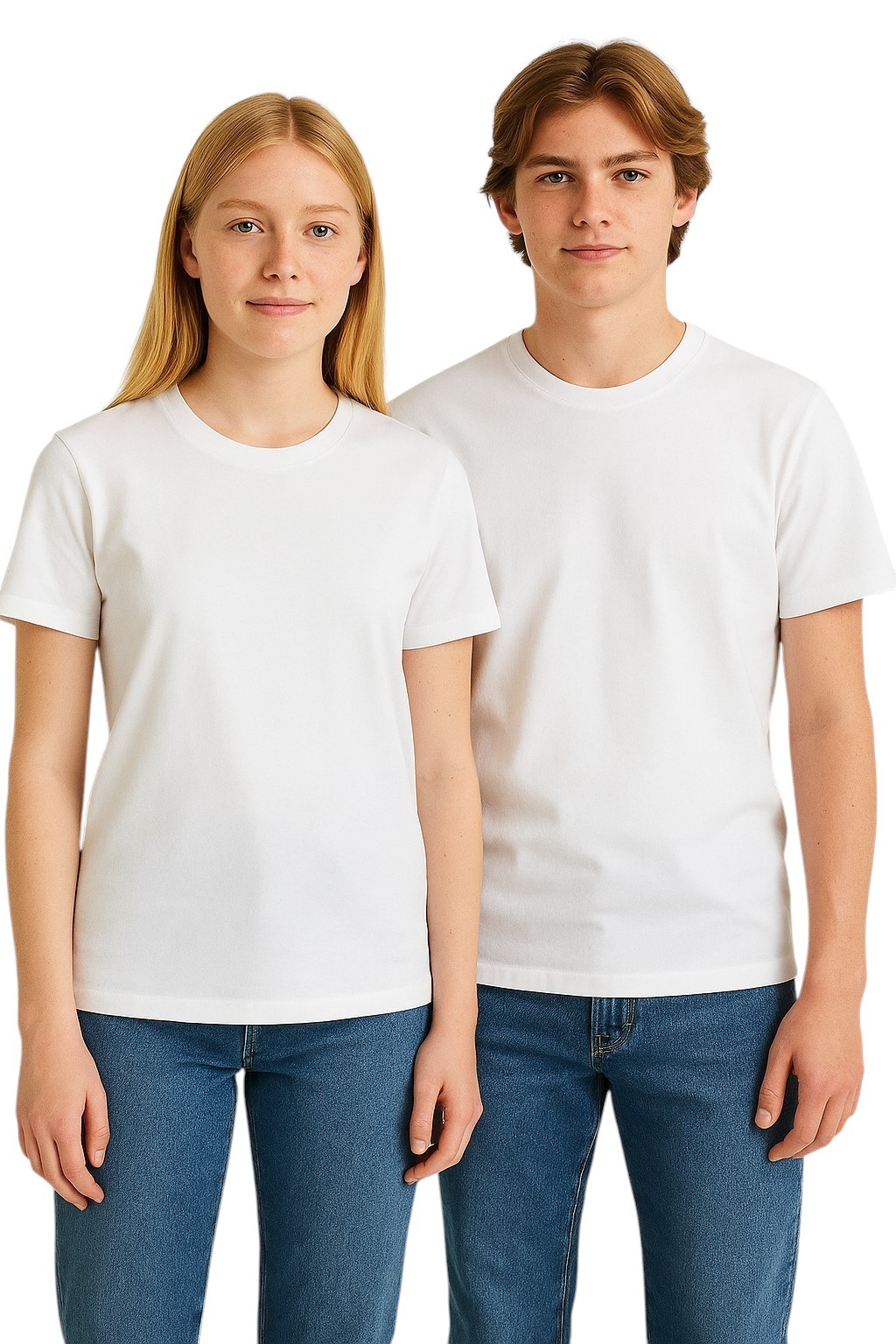 Bisiklet Yaka Basic Yetişkin Tişört - Alc