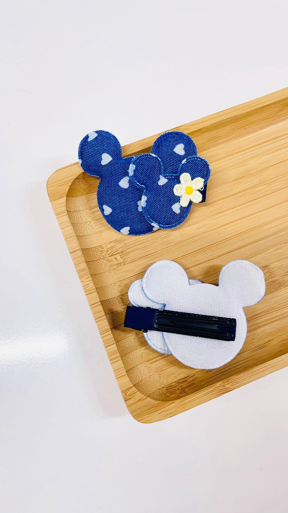 Minnie Kot Desenli Kız Çocuk Toka