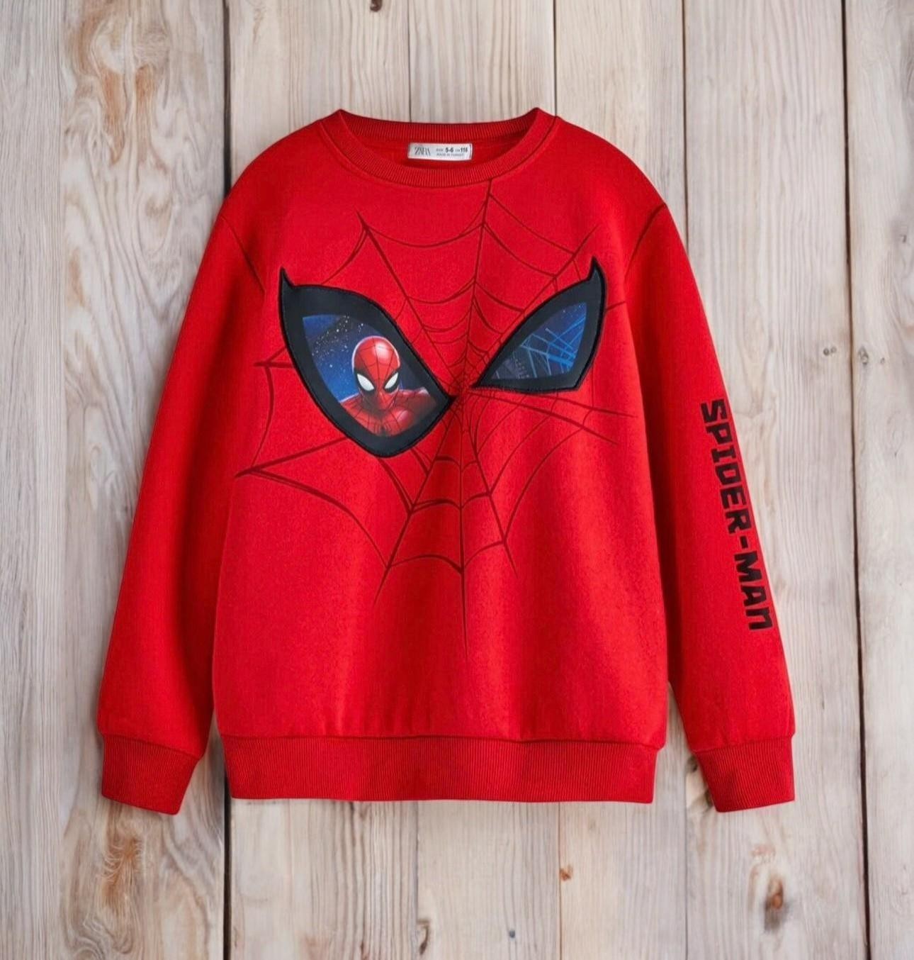 Spiderman Çocuk Sweatshirt