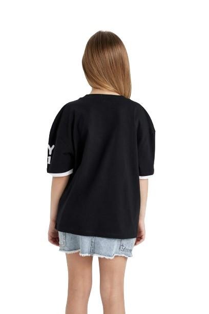 New York Oversize Kız Tişört