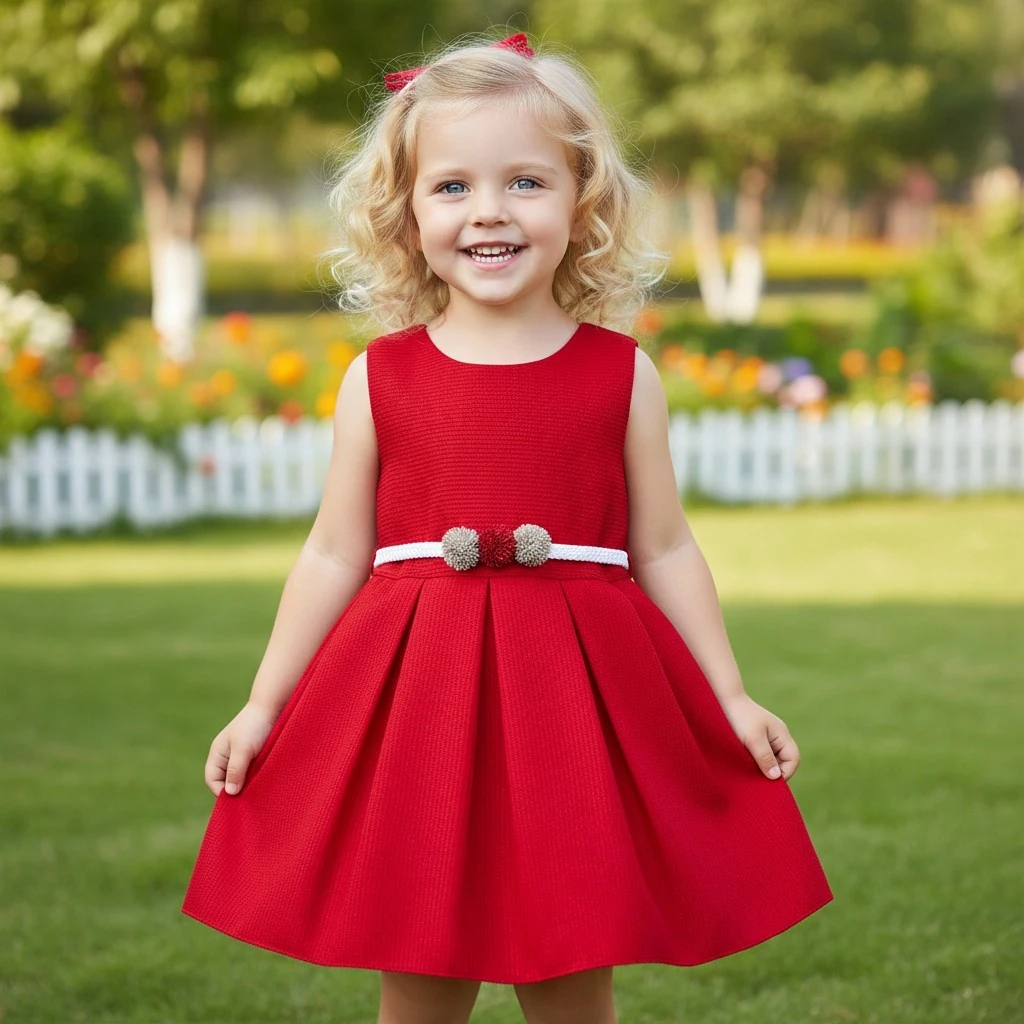 Bolero Hırkalı Kız Çocuk Elbise