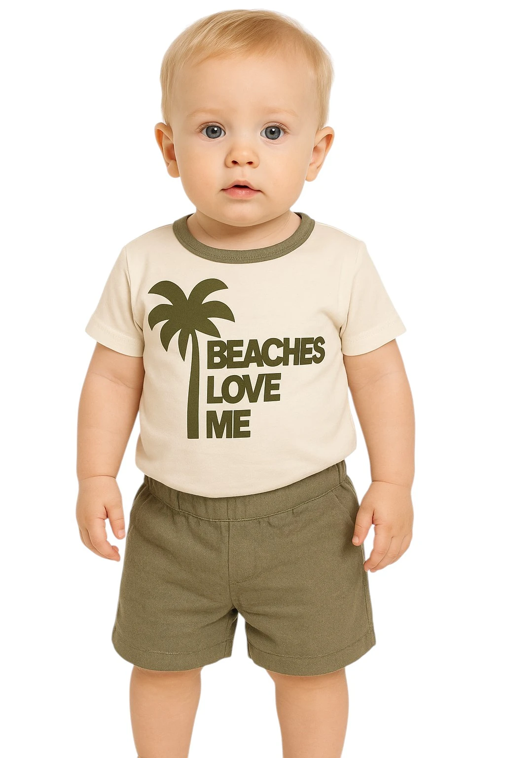 Beaches Erkek Bebek Şortlu Takım