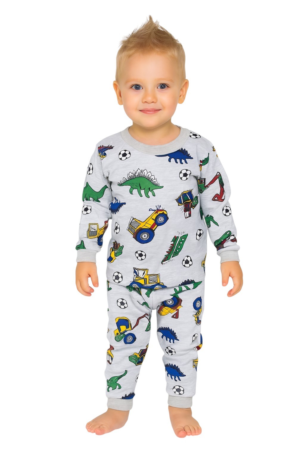 Kepçeli Erkek Bebek Pijama Takım