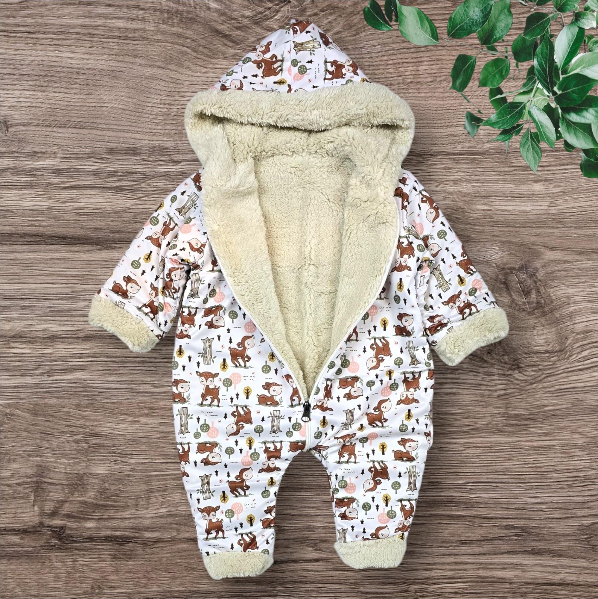 Desenli Kız Bebek Welsoft Bebek Tulum